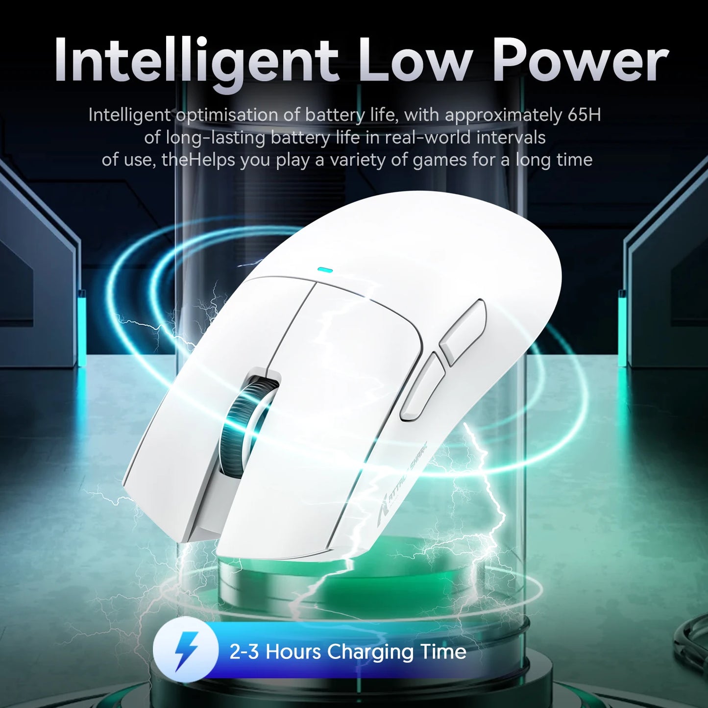 Attack Shark X11 Wireless Mouse,Tri-Mode Connection 2.4GHz/Wired/Bluetooth PAW3311 22000DPI 400IPS RGB PC Gaming Mouse