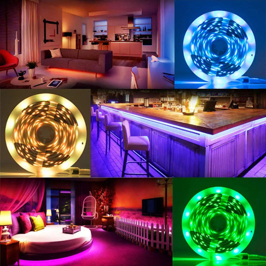 Color Changing Bluetooth App Control Led lamp Diode Tape Ribbon For Room Decor TV BackLight