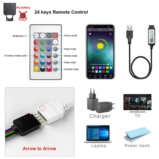 Bluetooth LED strip lights