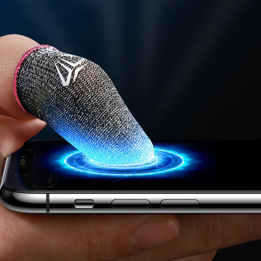 10pcs Mobile Game Fingertip Gloves For PUBG Gamer Sweatproof Anti-slip Touch Screen Finger Sleeve Breathable Gaming Finger Cover