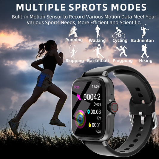 1.83'' Waterproof Smartwatch - Call, Message & Fitness Tracking