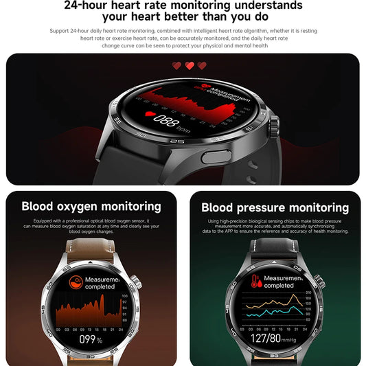 Bluetooth Call Smartwatch for Men & Women - Heart Rate & BP Monitor