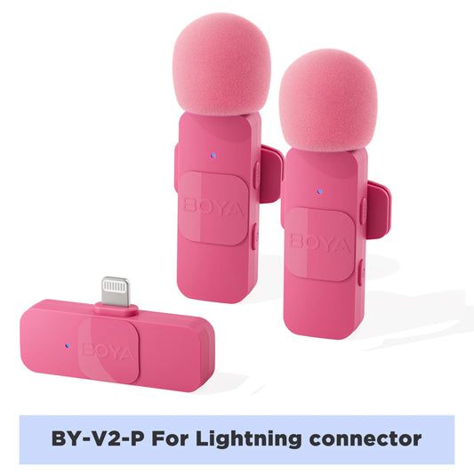 BOYA BY-V Wireless Lavalier Microphone for Live Streaming & Recording
