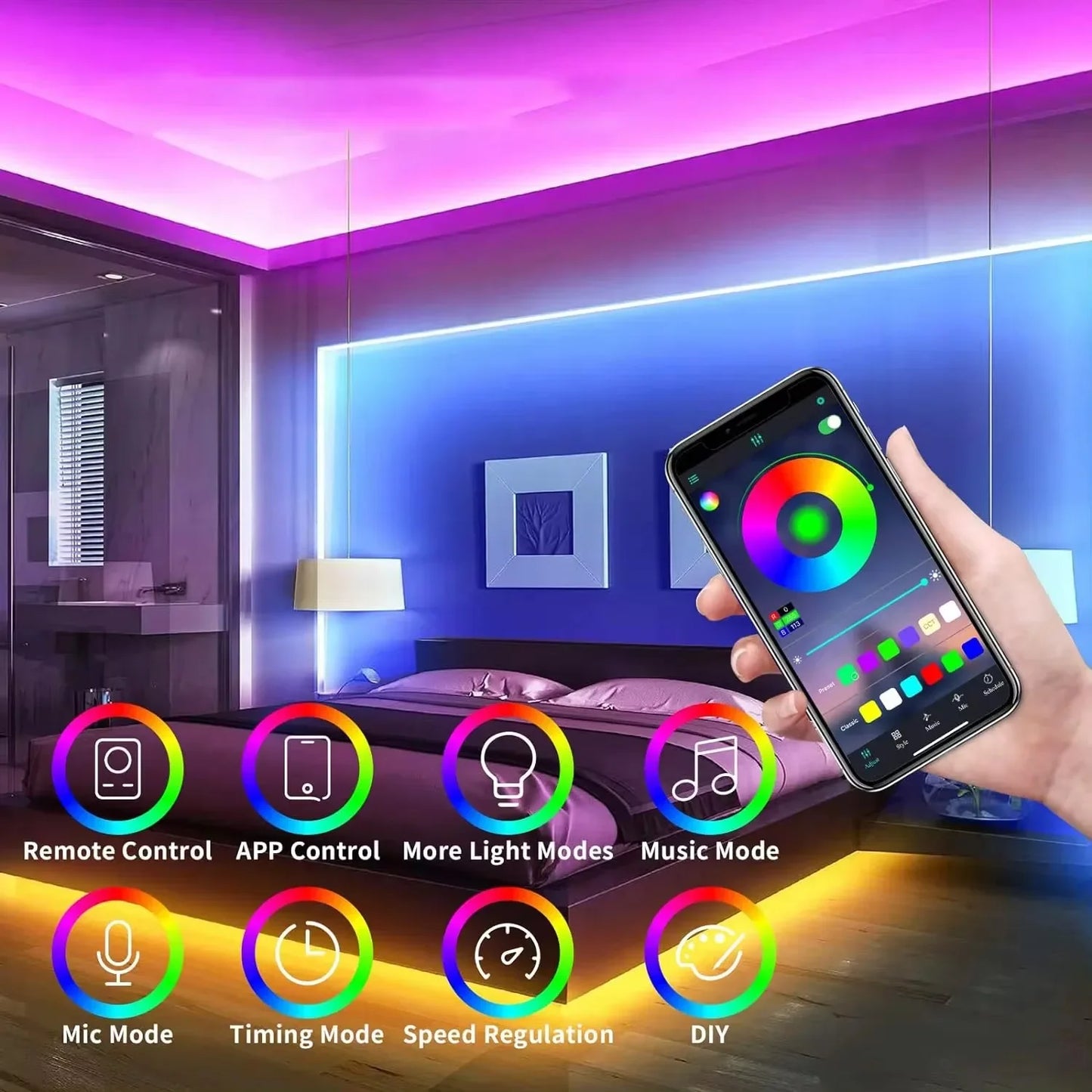Music Sync LED Strip Lights