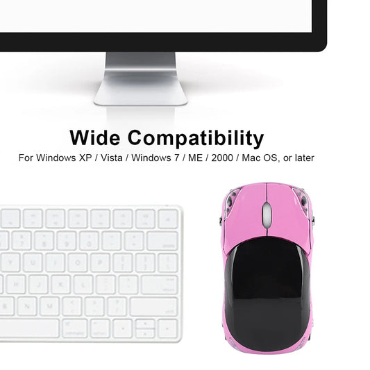 2.4G Wireless Mouse Optical Mouse 1600DPI for Mac/ME/Windows PC/Tablet Gaming Office Optical Mouse Portable Mouse Wireless Mouse