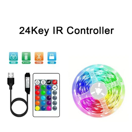 Color Changing Bluetooth App Control Led lamp Diode Tape Ribbon For Room Decor TV BackLight