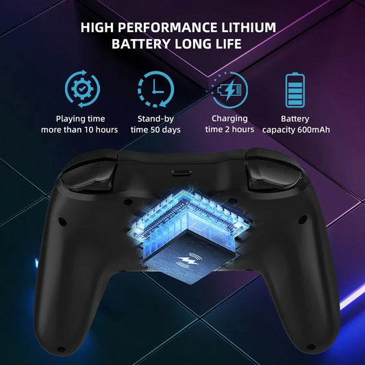 GAMINJA NS009S Wireless Controller BT For Nintendo Switch Pro PC PS3 TV Box Joystick Dual vibration NFC Professional Gamepad
