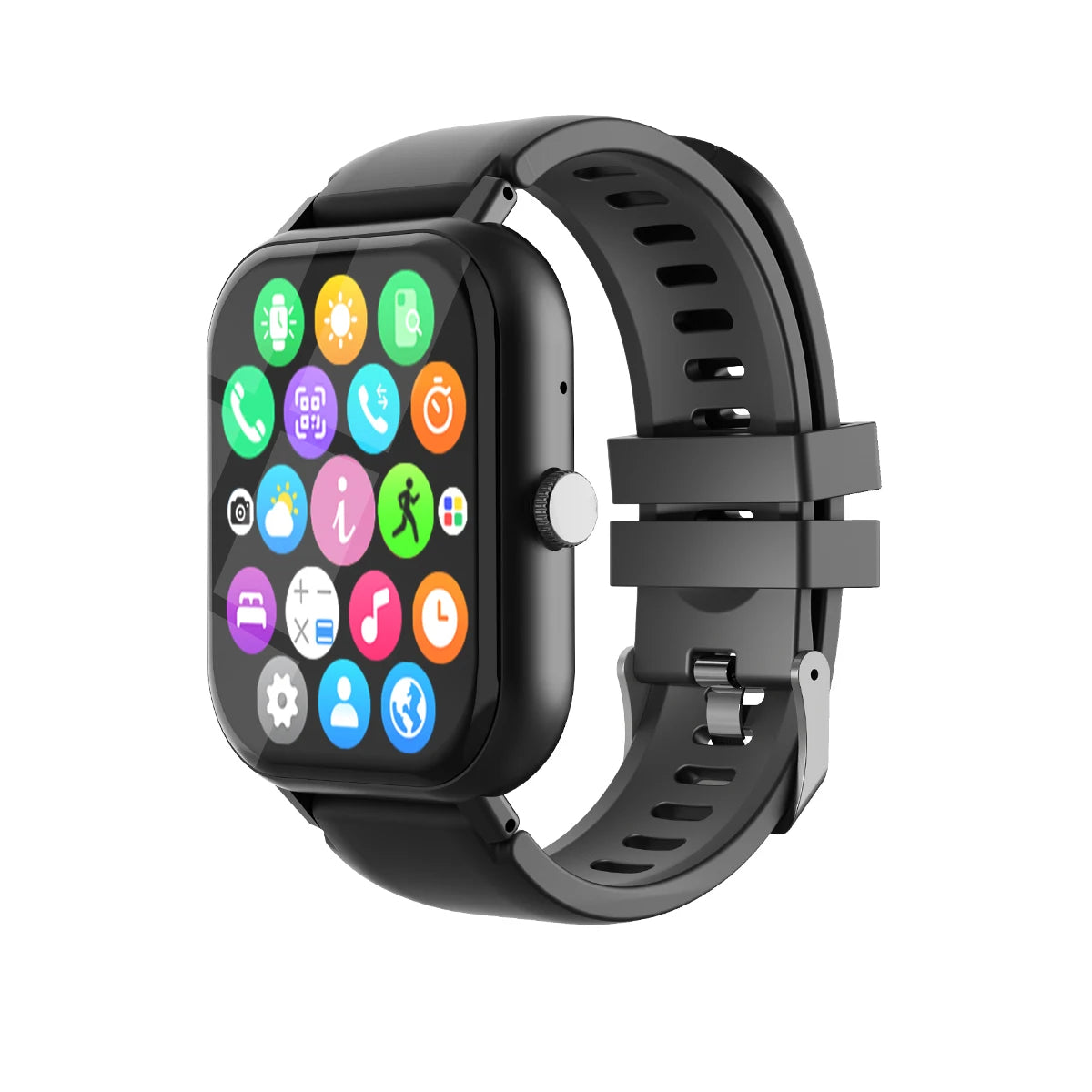 1.99" Full Touch Smartwatch - Bluetooth Call, Fitness & Pedometer