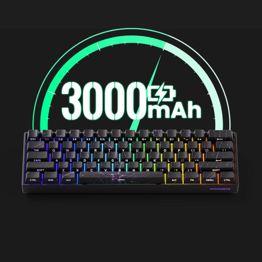 Akko FUN60 PRO 60% Wireless Mechanical Keyboard - 8KHz Rapid Trigger