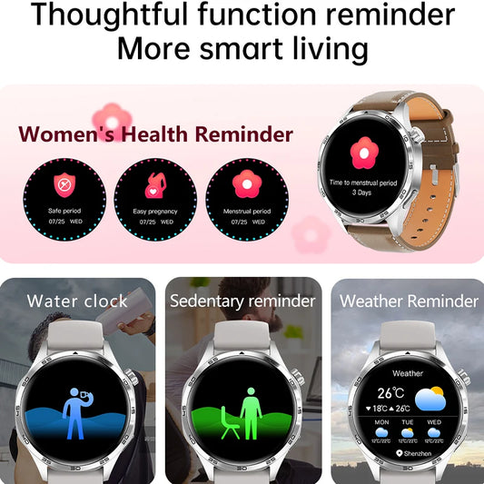 Bluetooth Call Smartwatch for Men & Women - Heart Rate & BP Monitor