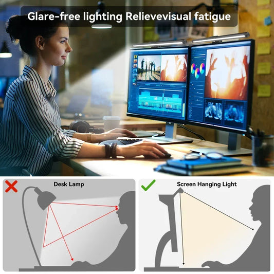 Computer Screen Hanging Lights
