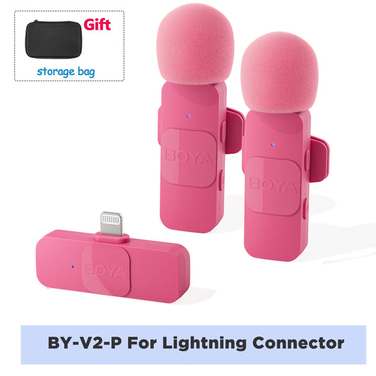 BOYA BY-V Wireless Lavalier Microphone for Live Streaming & Recording