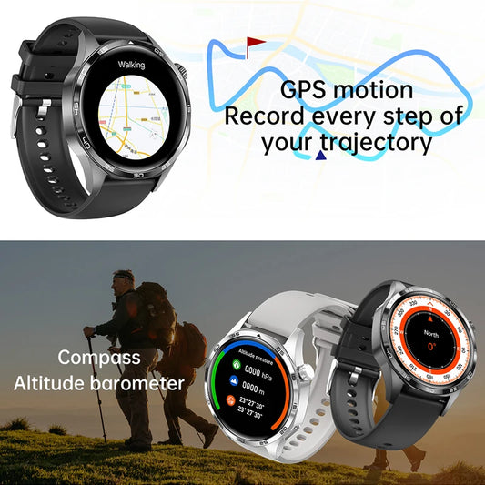 Bluetooth Call Smartwatch for Men & Women - Heart Rate & BP Monitor