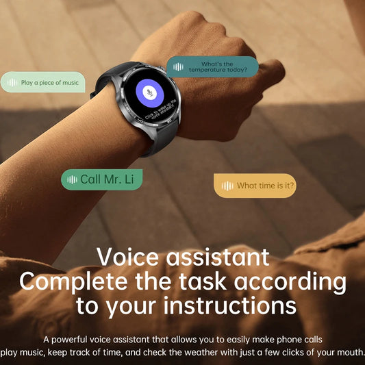 Bluetooth Call Smartwatch for Men & Women - Heart Rate & BP Monitor
