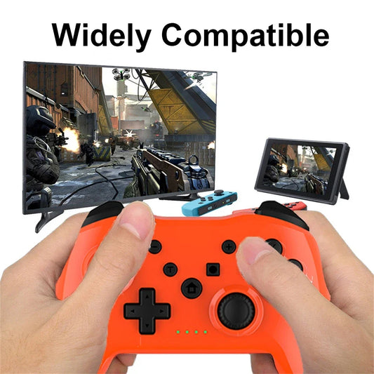 GAMINJA Wireless Controller No Latency Bluetooth Gamepad PC Joystick For Nintendo Switch Game Console PS3 TV Box PC